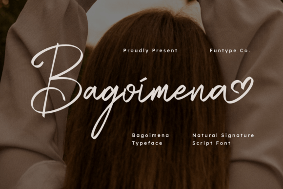 Bagoimena: A Script Font for Love and Branding