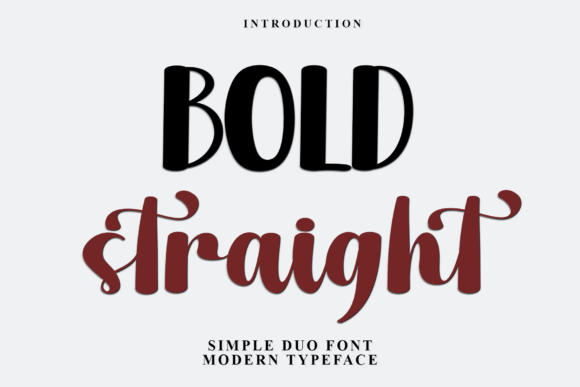 Bold Straight: A Festive Font for Impactful Digital Campaigns