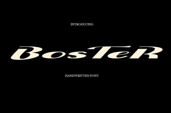 Boster: A Font for Editorial Playfulness and Readability