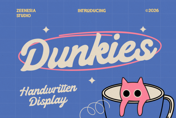 Dunkies: A Warm Script Font for Editorial Design