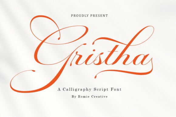 Gristha: A Script Font with Grace and Purpose