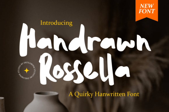 Handrawn Rossella: A Font That Brings Warmth and Personality to Your Brand