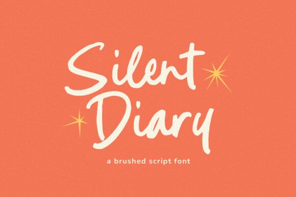 Introducing Silent Diary: A Modern Script Font for Web Design