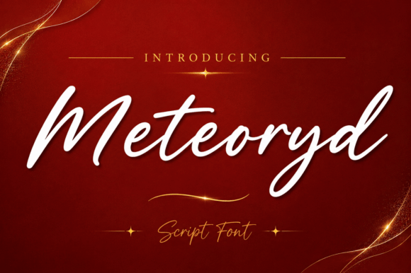 Meteoryd: A Script Font for Editorial Excellence