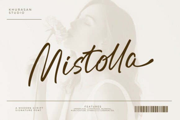Mistolla: A Script Font for Crafters and Product Creators