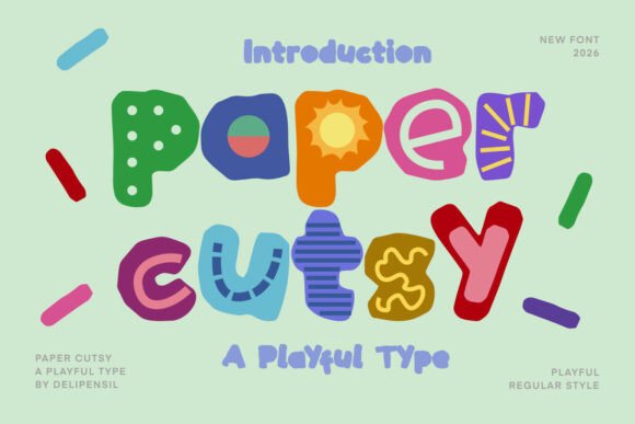 Paper Cutsy: A Playful Script Font for Digital Branding
