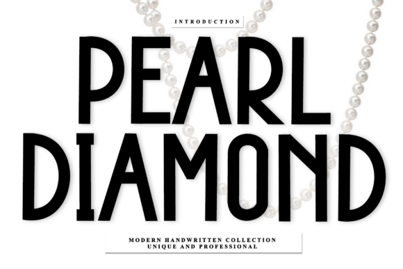 Pearl Diamond: A Script Font for Digital Design