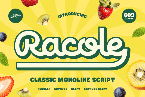 Racole: A Font That Brings Summer to Your Pages
