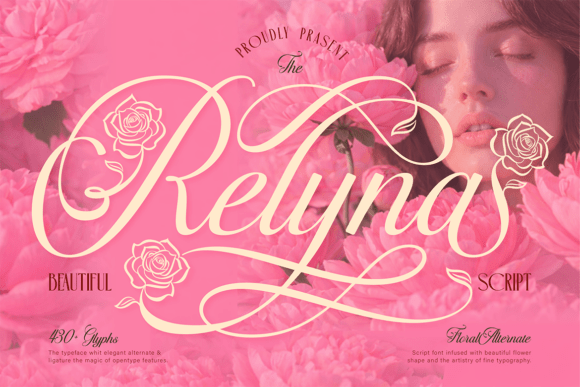 Relyna: A Script Font That Adds Romance to Branding