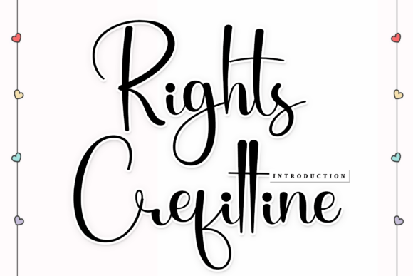 Rights Crefittine: A Timeless Script Font for Business Branding
