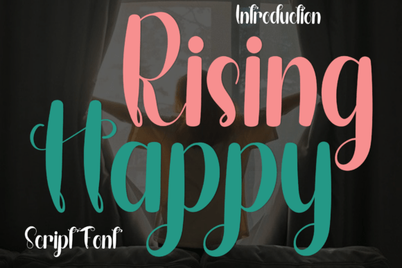 Rising Happy: A Festive Font for Creative Branding