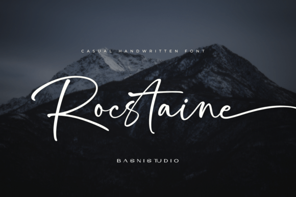Rocstaine Handwritten: A Versatile Script Font for Digital Design