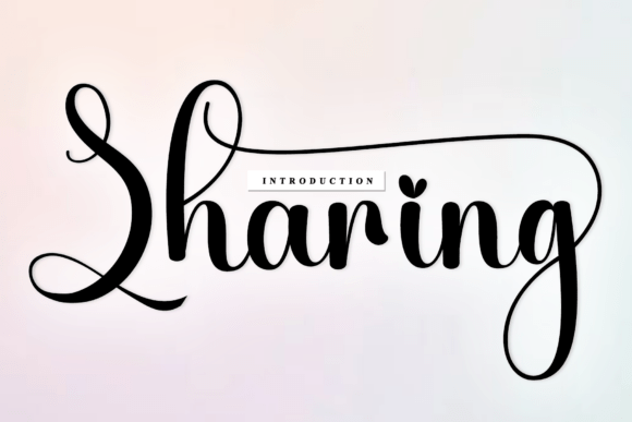Sharing: A Font That Breathes Life into Every Craft Project