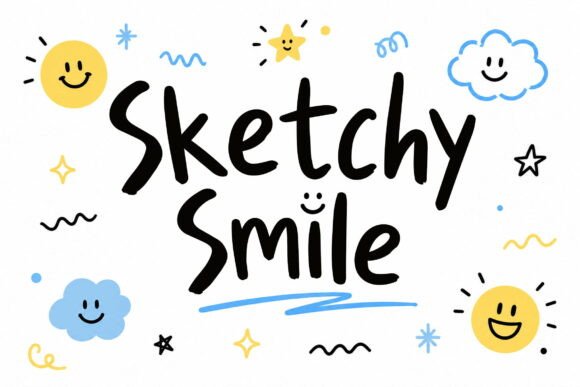 Sketchy Smile: A Font for Playful Editorial Design