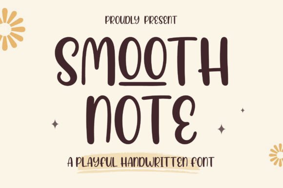 Smooth Note: A Playful Font for Modern Web Design