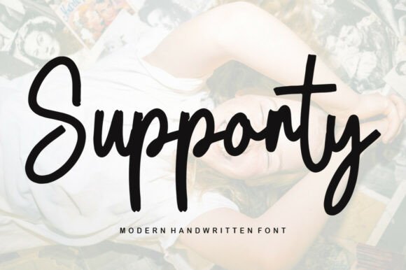 Supporty: A Script Font That Elevates Digital Branding
